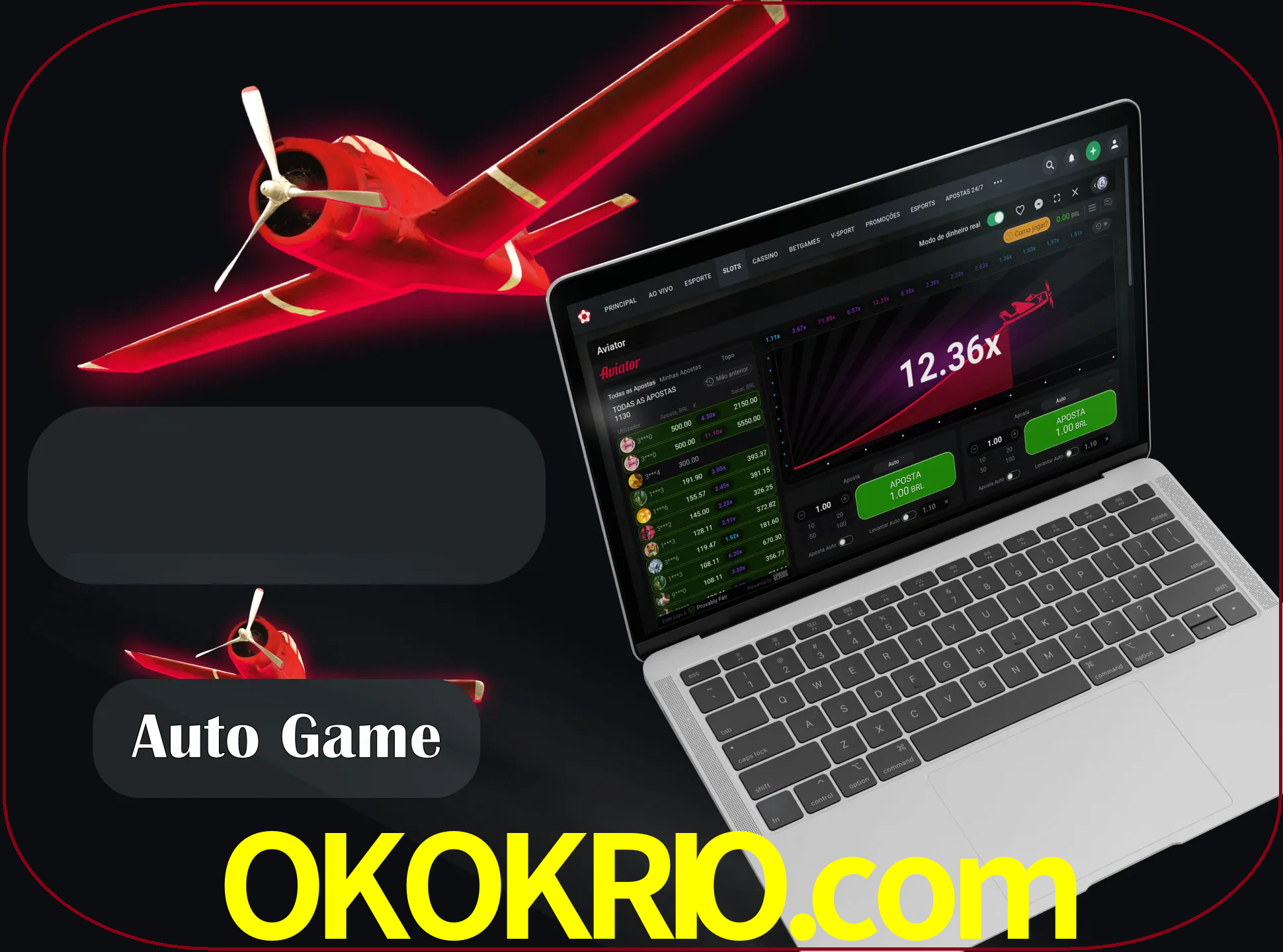 No modo automático, os jogos apostam e sacam seu dinheiro automaticamente.